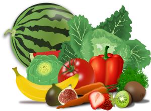 Vitamins for stress relief - C in fruits and vegetables