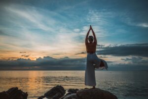 Woman, Yoga and Meditation