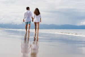 A Couple in the Beach