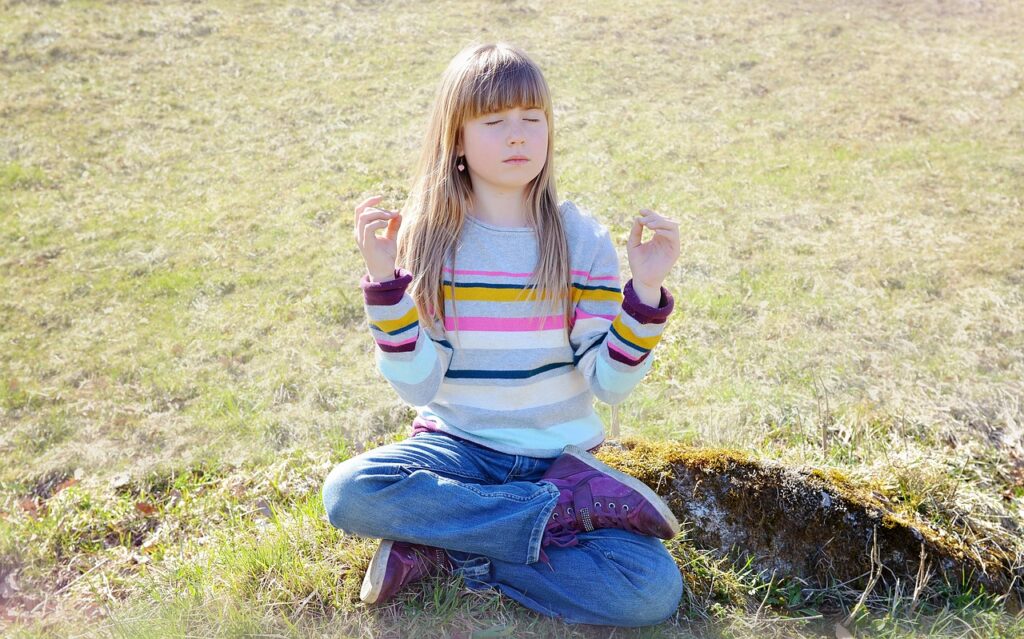 Girl Meditating