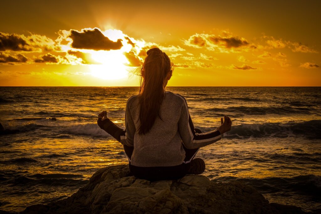 Girl Into Meditation