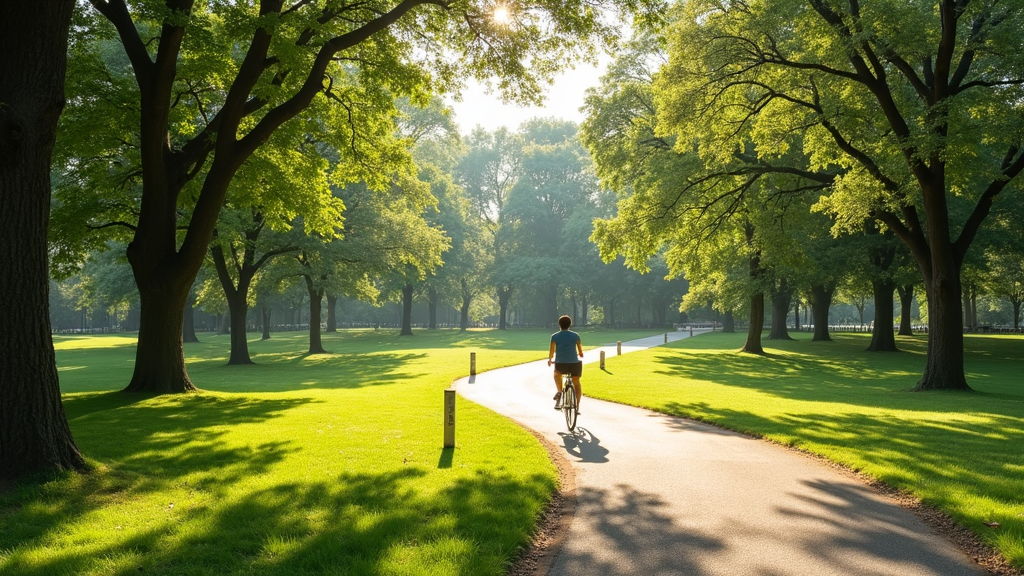 Person on bicycle
